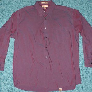 Deep Burgundy / Purple Button Down